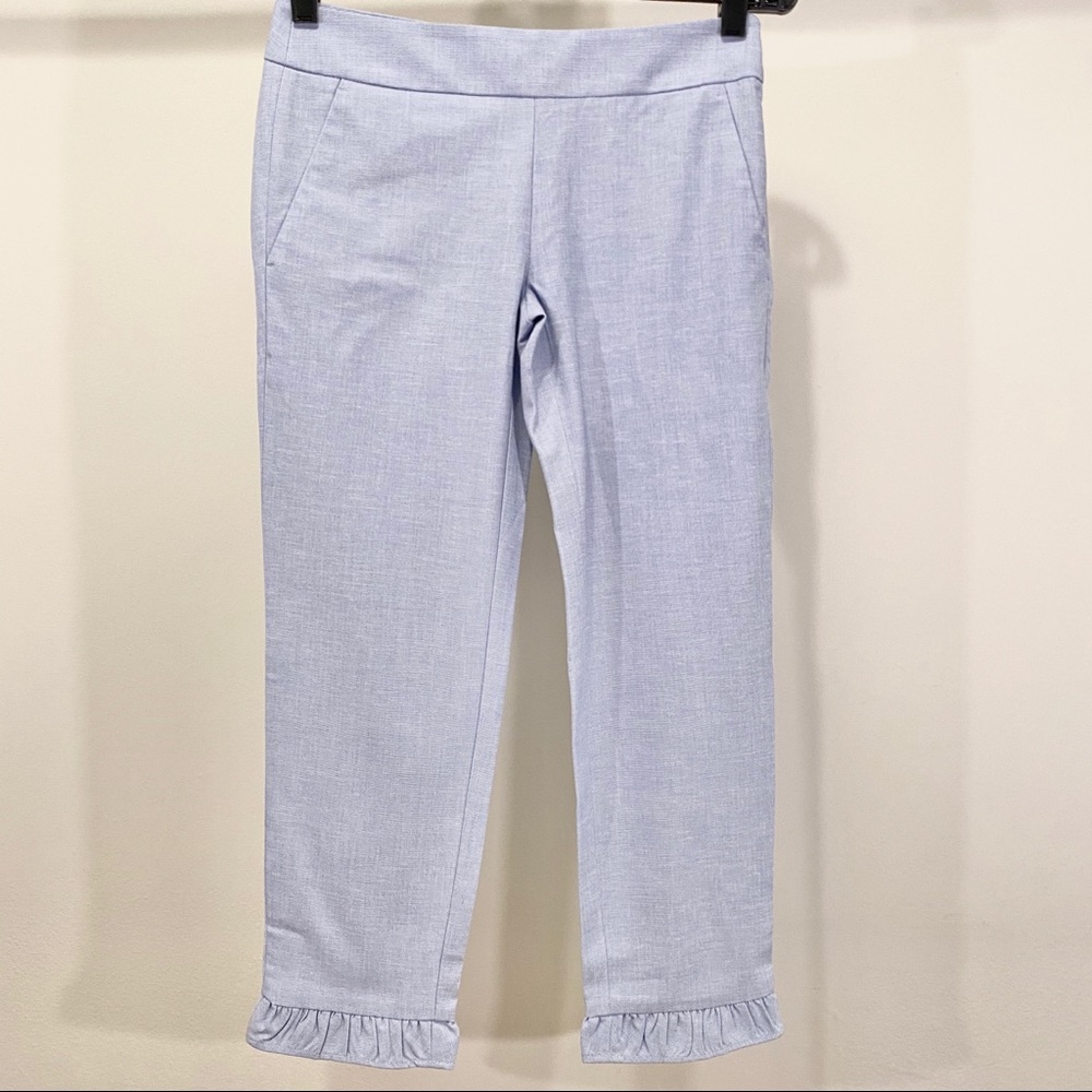 NEW Ann Taylor LOFT Crop Pants w/ Ruffle Detail